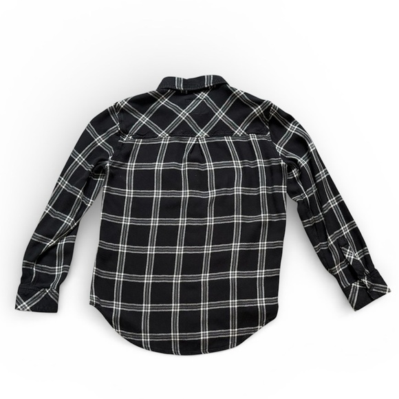 Rails Hunter Flannel Ash Cream Grey Button Down - Picture 3 of 8